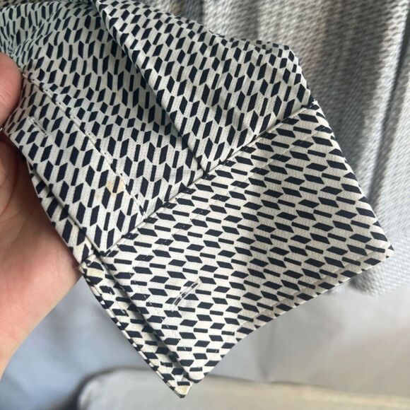 BOSSHugo Boss Slim Fit Long Sleeve Button Front Geo Print Men's Shirt Size 18/46 - Picture 4 of 11